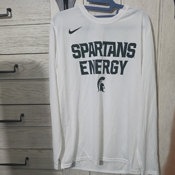Nike Other - Nike White Spartans Energy Long Sleeve Shirt